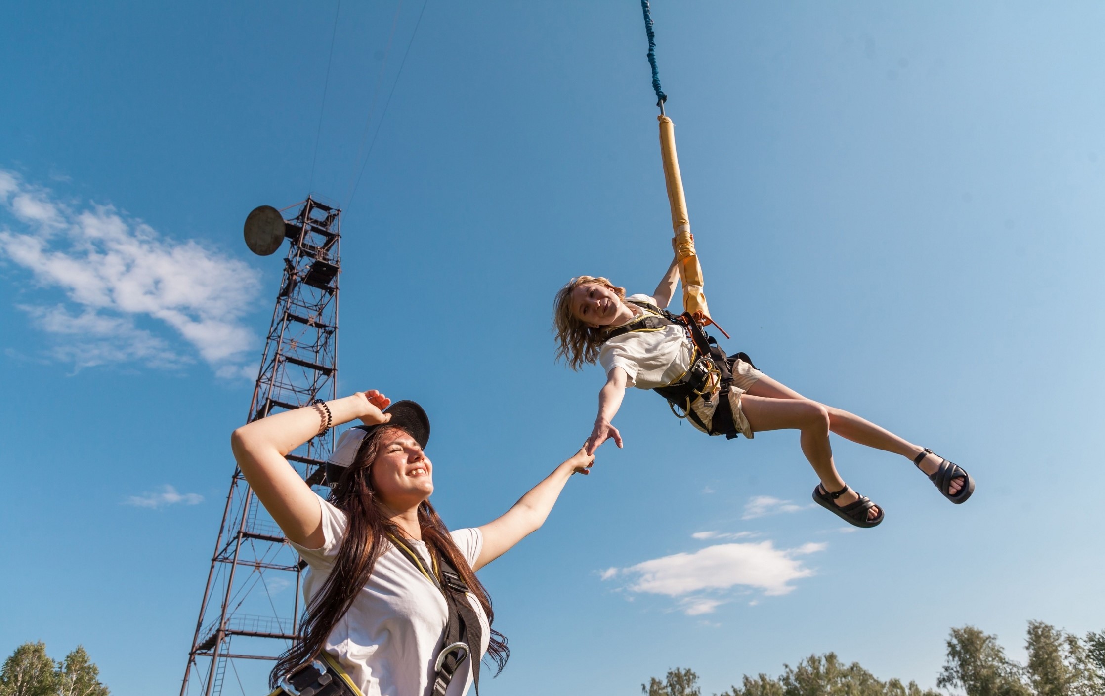 прыжки с тарзанки (роупджампинг) в Челябинске. Клуб Rope-Jumper